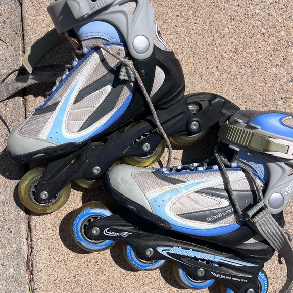 Blue and Gray Rollerblades - Picture 2 of 5